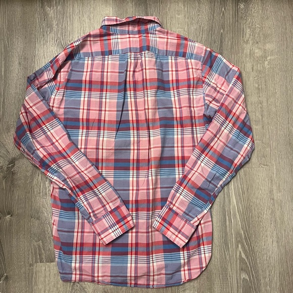 Men’s J. Crew Button Down Plaid Shirt- Size Small- Slim Fit - Picture 3 of 3